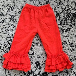 🎄 Pick 5 📦 Red Ruffle Pants Baby Toddler NB 12M 1T 18M 0 6 12 18